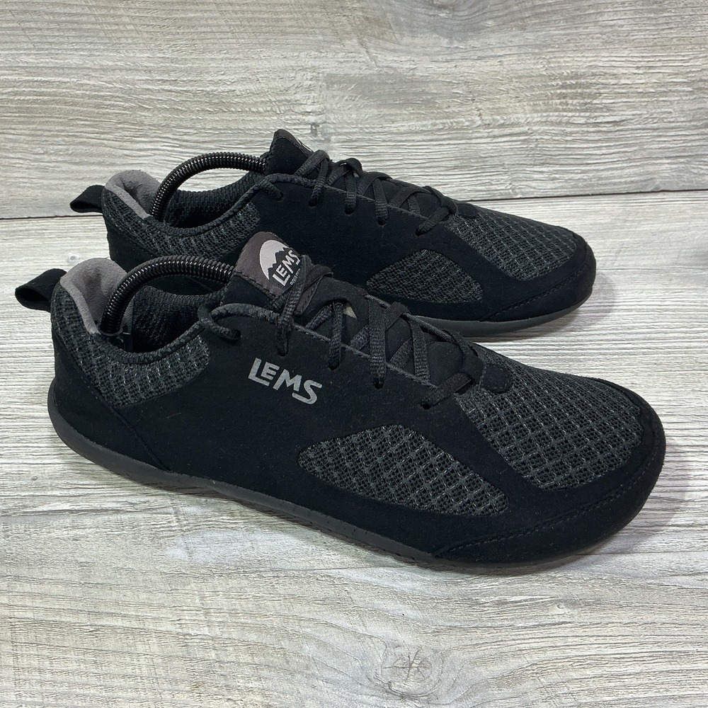 LEMS Primal 2 Barefoot Shoes Men's 9 Women's 10.5 Black Minimalist Zero Drop